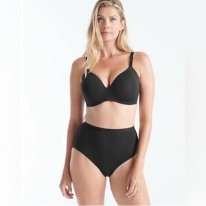 Knix Cotton Modal Essential High Rise Underwear Black Size XL